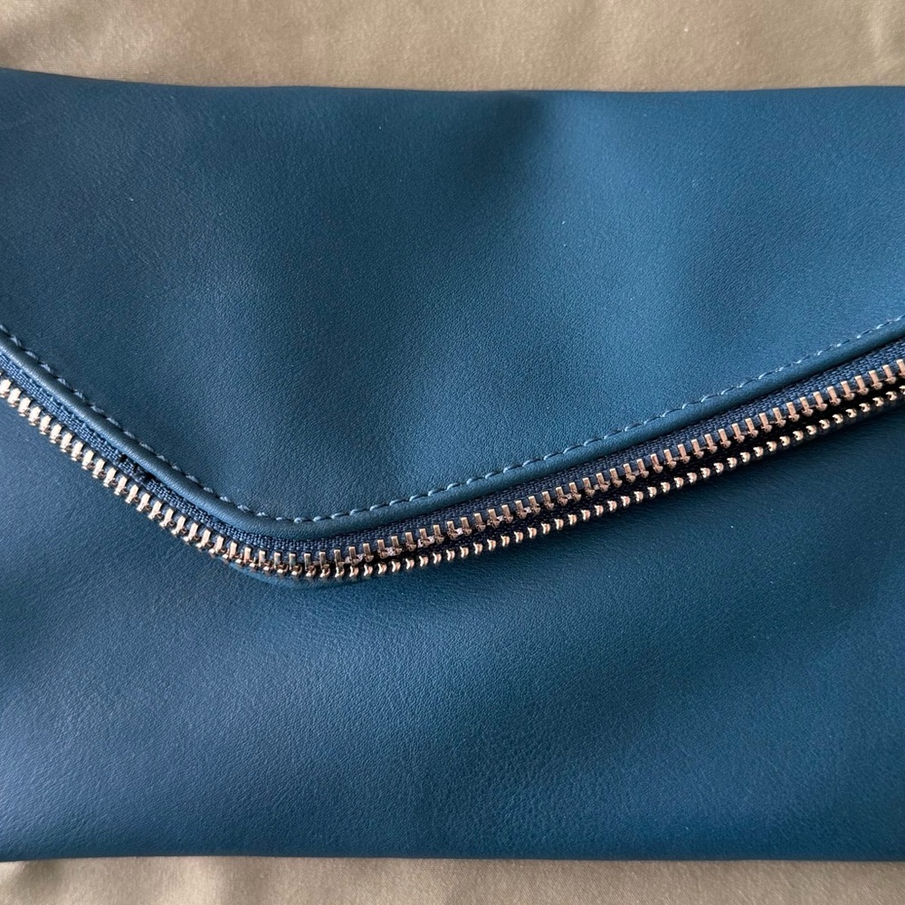 Elegant Teal Clutch Bag